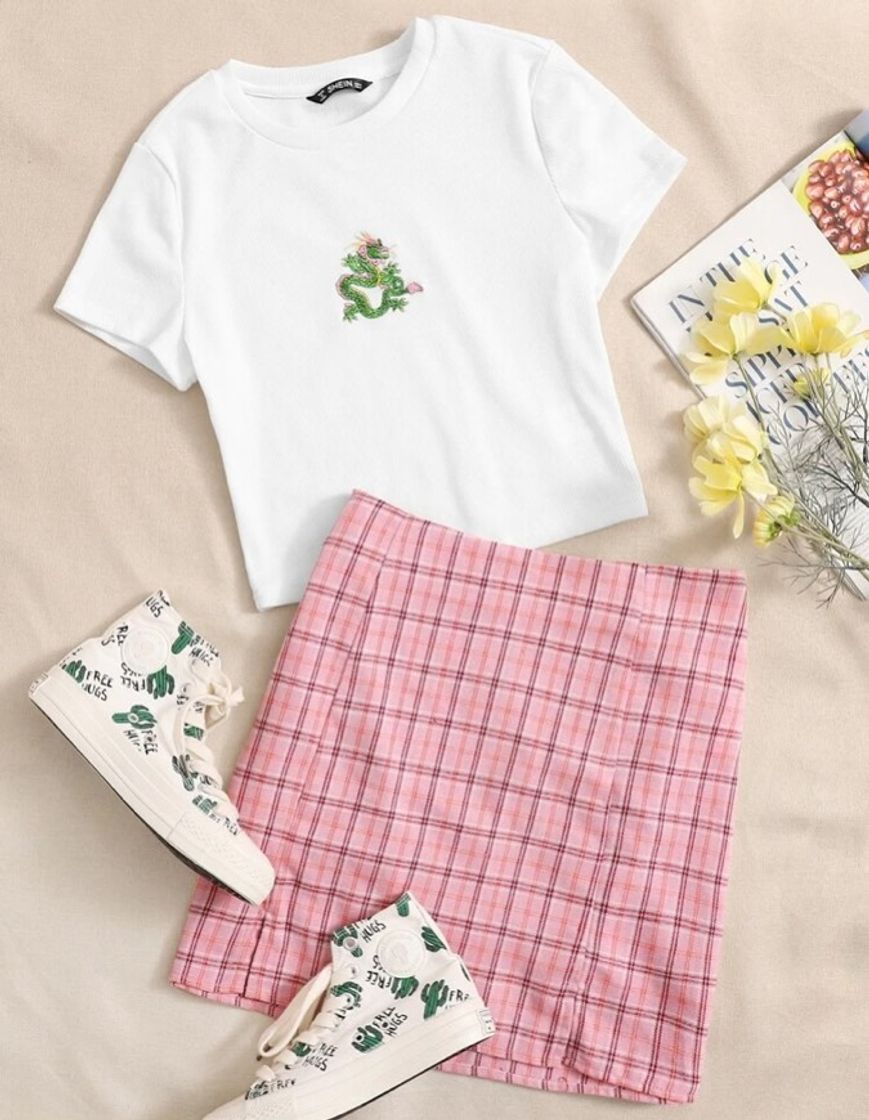 Social Camisa y falda ~SHEIN~