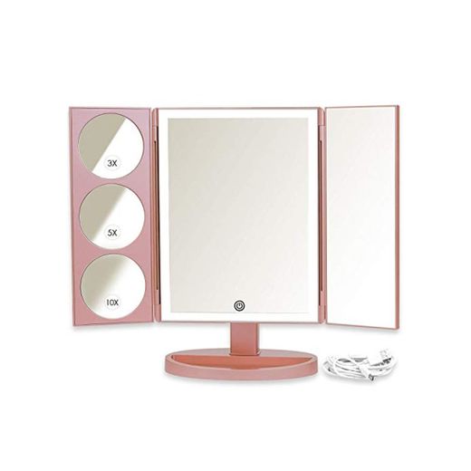 Mirrorvana XL Espejo Maquillaje con Luz LED y Aumento