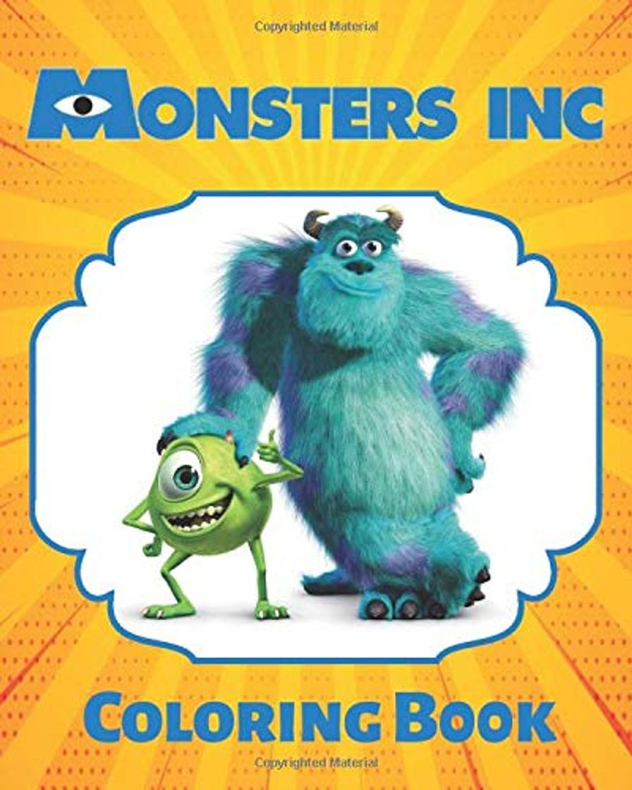 Book Monsters Inc Coloring Book: Exclusive Work - 30