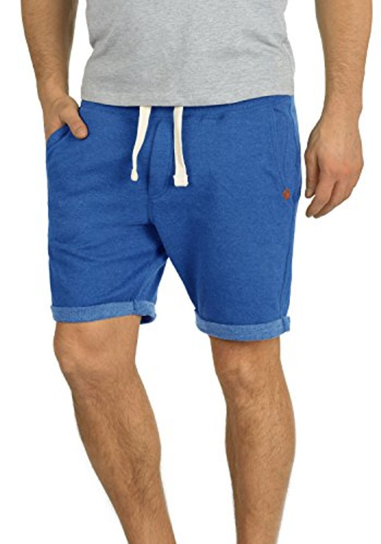 BLEND Timo Pantalón Corto Chándal Sweat- Bermudas para Hombre con Forro Polar