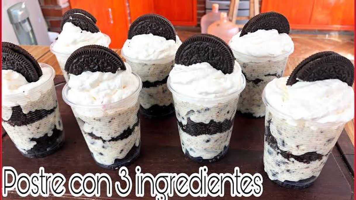 Fashion POSTRE CON SOLO 3 INGREDIENTES 