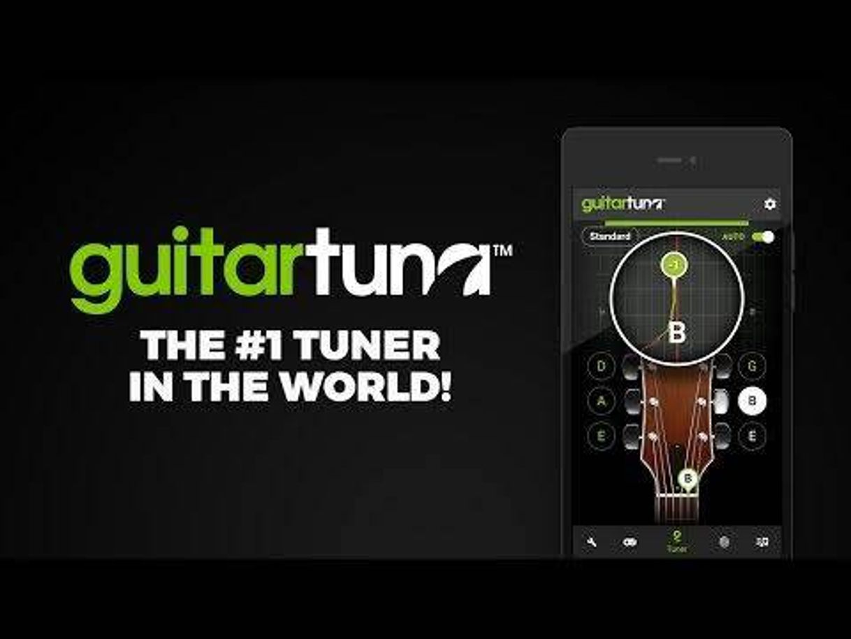 App GuitarTuna: Guitar, Bass tuner