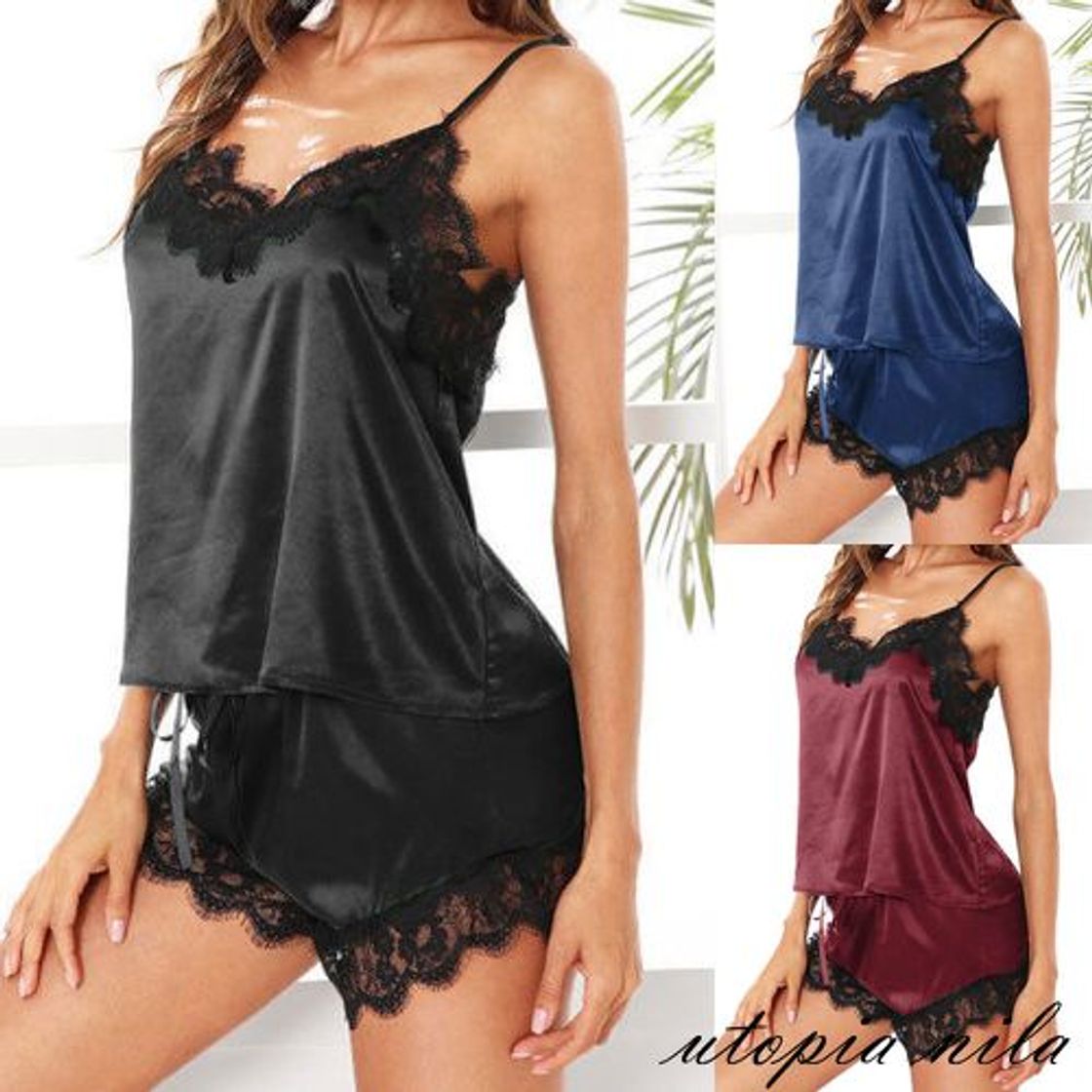 Moda Women Sleepwear Sleeveless Strap Nightwear 

