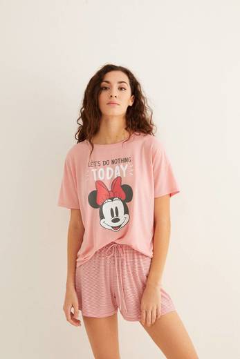 Pijama curto Minnie Mouse
