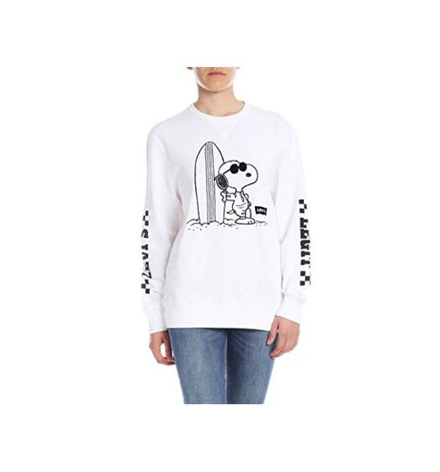 Levi's  ® Graphic Crew B Peanuts Sudadera White