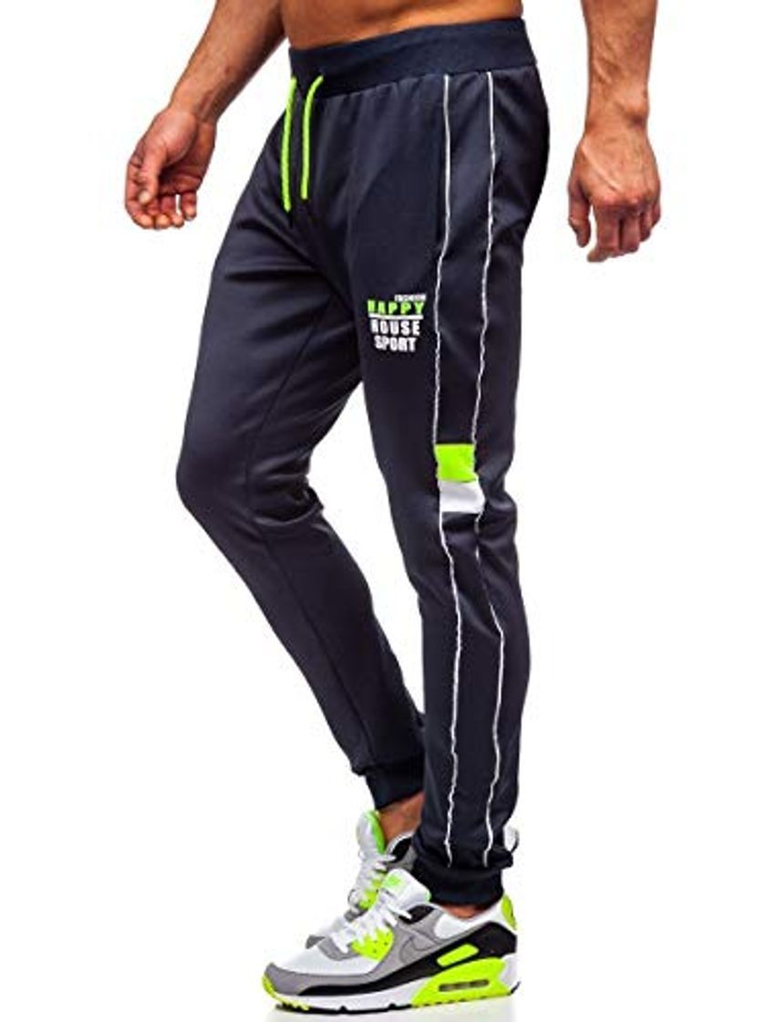 Product BOLF Hombre Pantalón Deportivo Jogger Impresión Fitness Entrenamiento Pantalón de Chándal Estilo