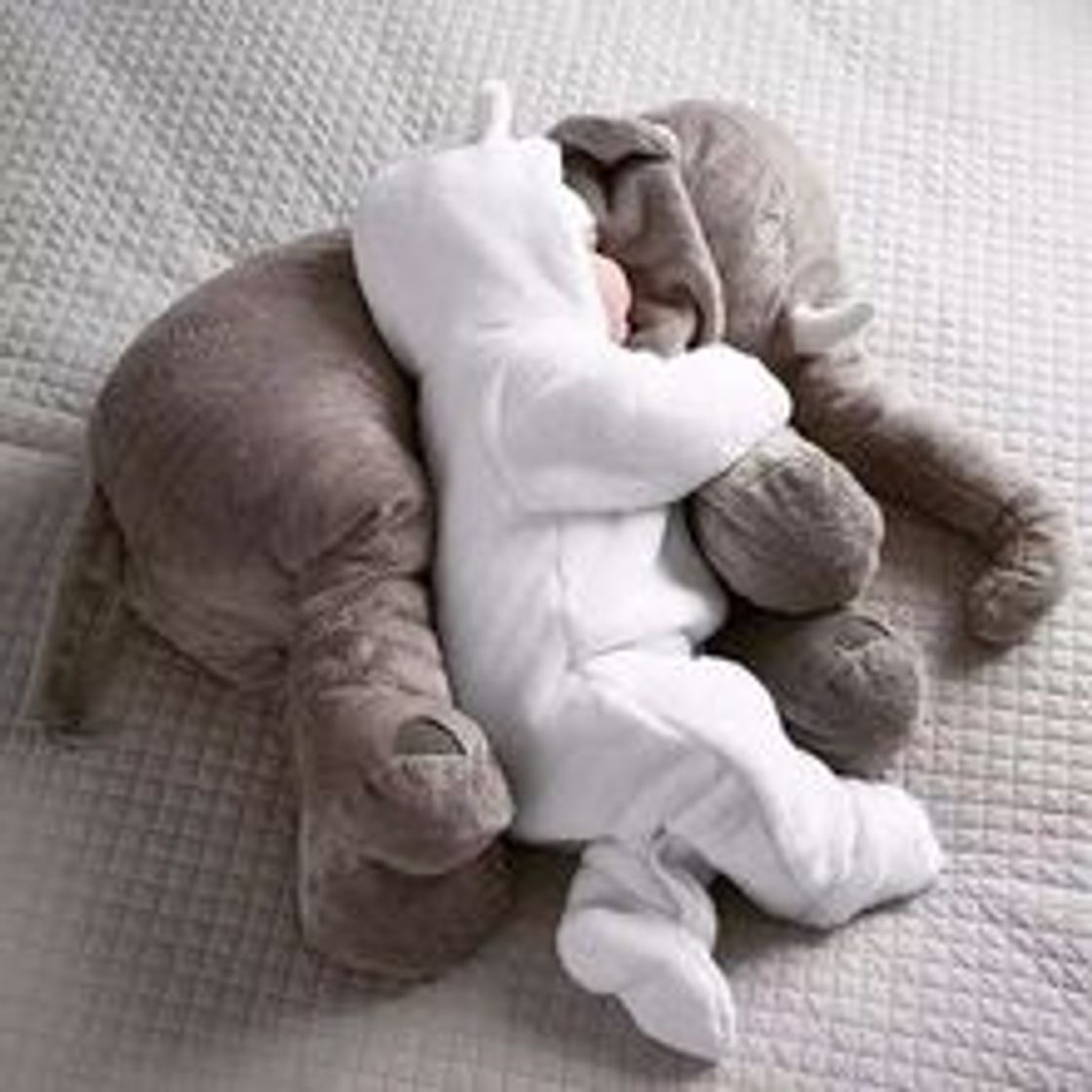 Product n\a Lovely Infant Plush Elephant Soft Appease Elephant Playmate Calm Doll Baby Toy Elephant Pillow Peluches Peluche Muñeca 60cm Gris