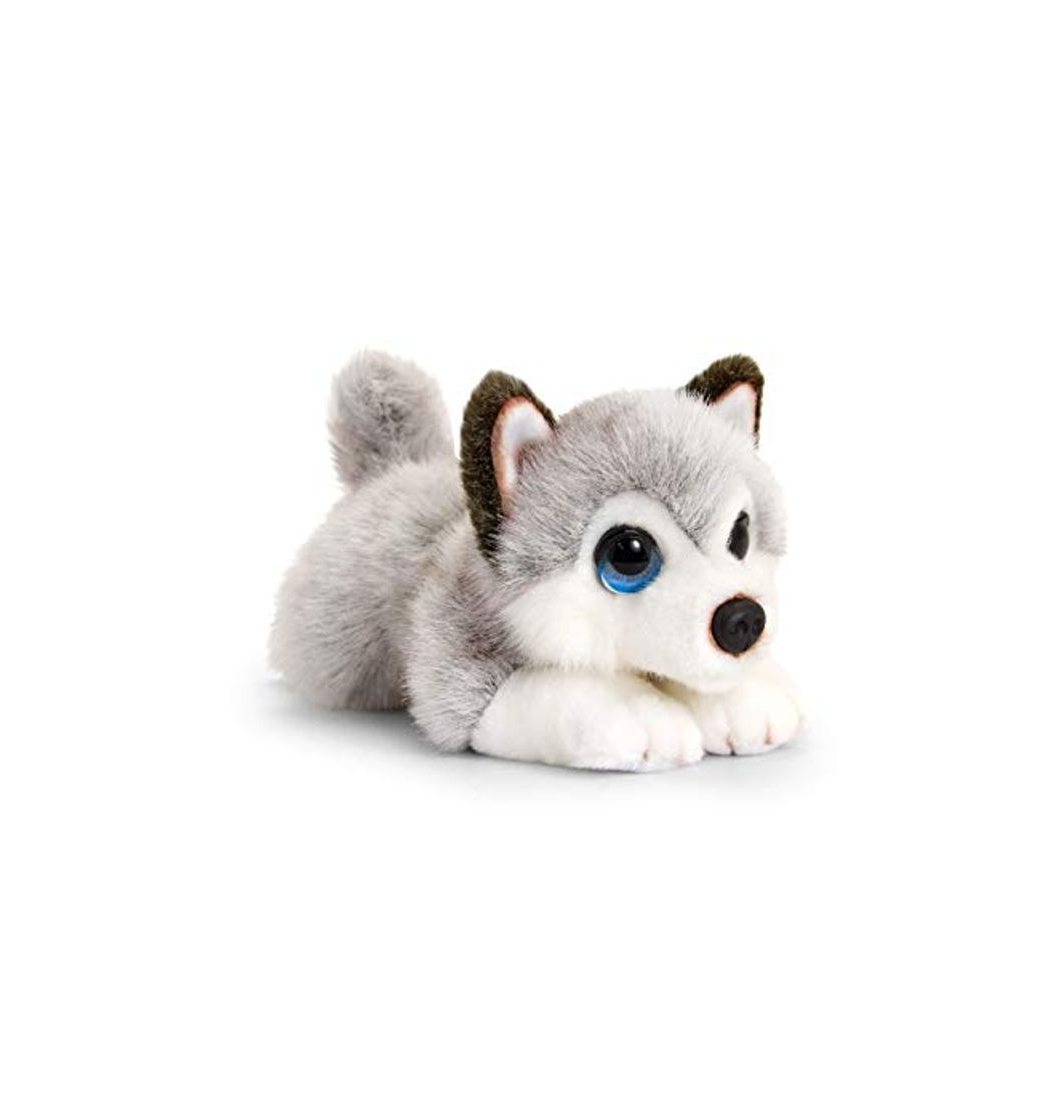 Social Keel Toys- Juguete de Peluche con diseño de Perro Husky, Color Gris,