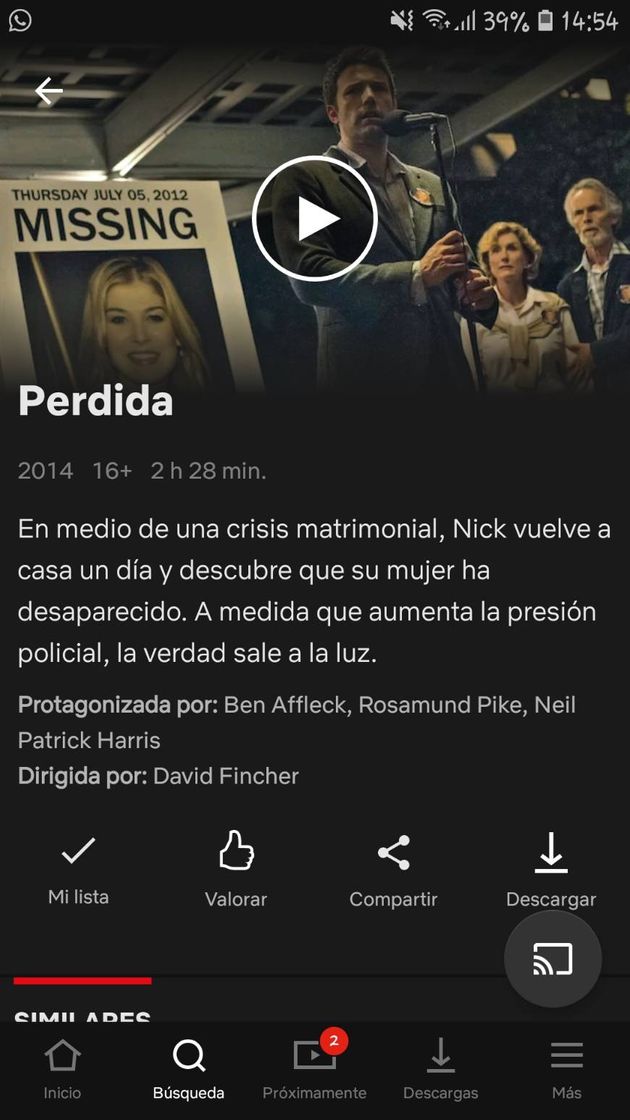 Movie Pérdida 