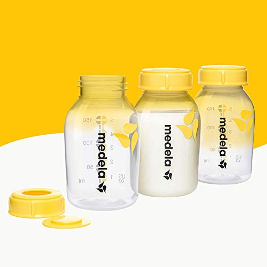 Place Pack de 3 botellas biberón para leche materna Medela 150ml