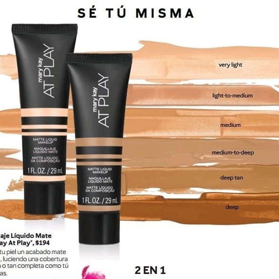 Fashion Maquillaje líquido Mate Mary Kay At play Light