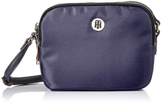 Tommy Hilfiger - Poppy Crossover, Bolsos bandolera Mujer, Azul