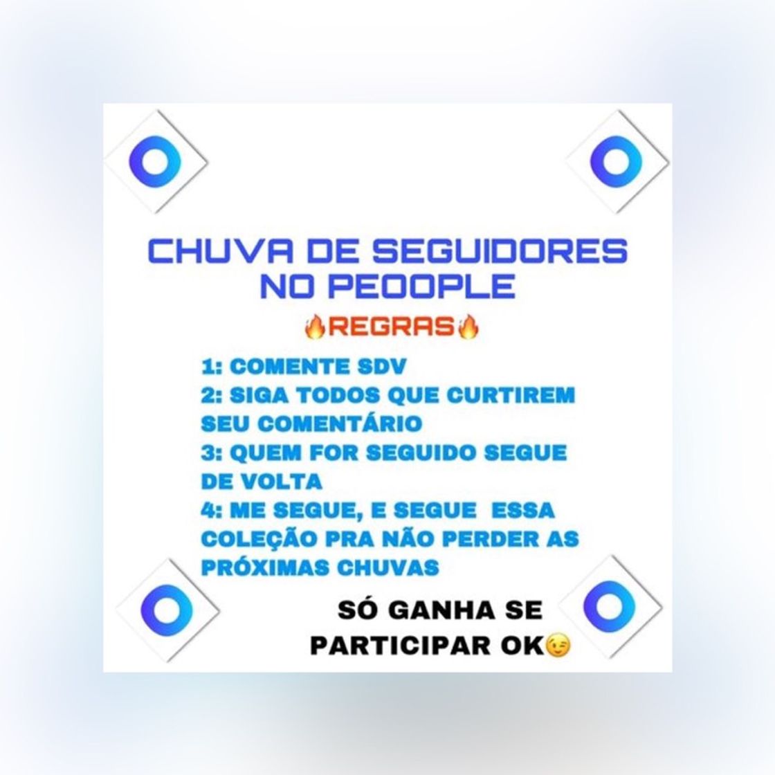 Moda Chuva de seguidores ✅