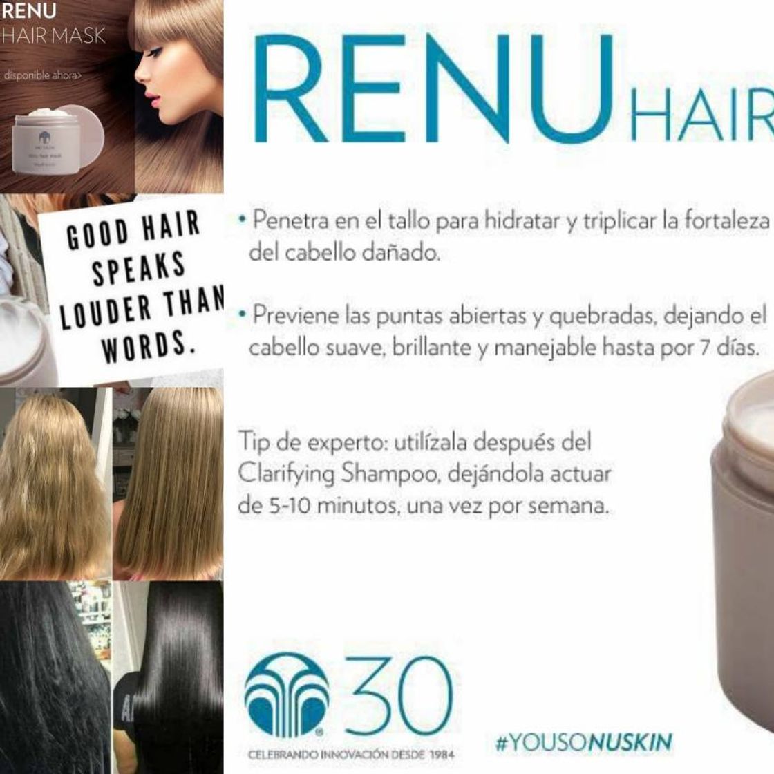 Products RENU hair mask