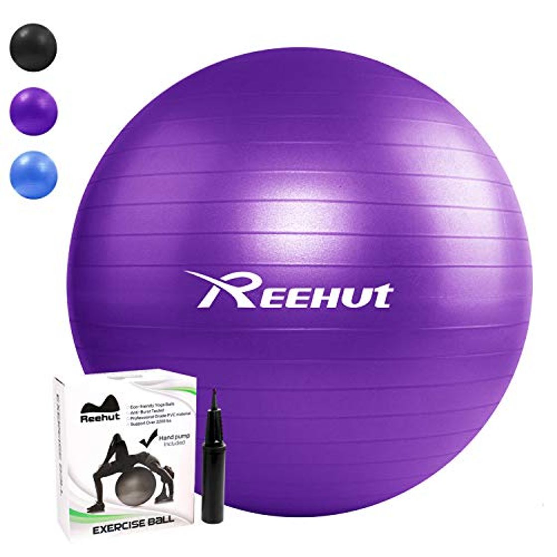 Social REEHUT Pelota de Ejercicio Anti-Burst para Yoga