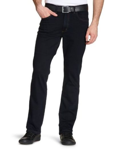 Lee Brooklyn Straight, Vaqueros para Hombre, Azul