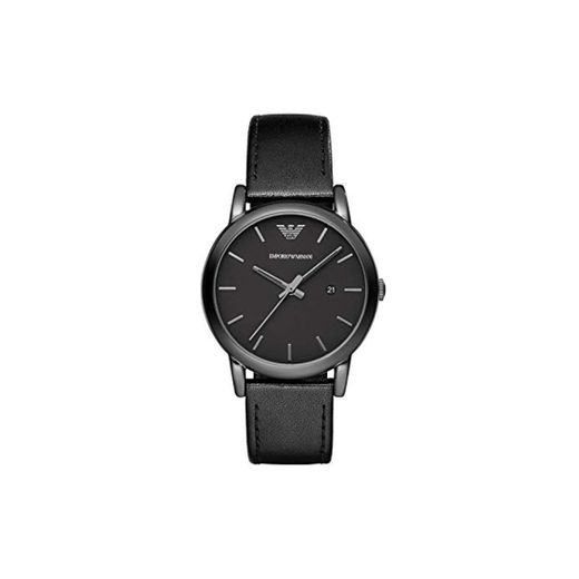 Emporio Armani Reloj Analogico para Hombre de Cuarzo con Correa en Cuero AR1732