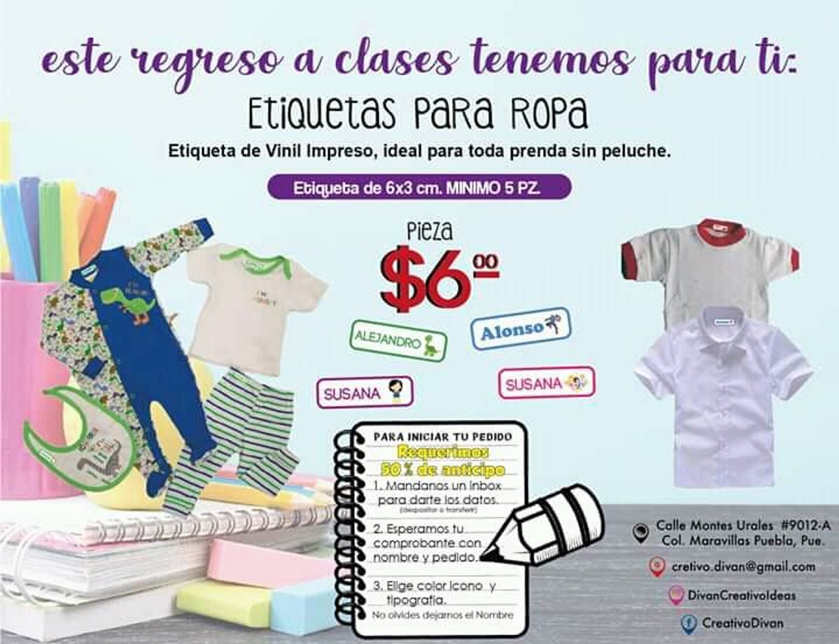 Moda Etiquetas de ropa