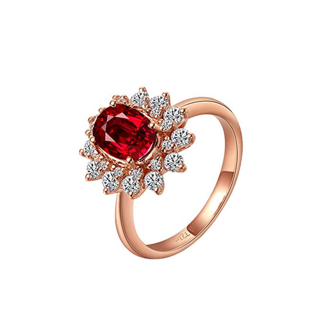 Social YCGEMS Joyería única para Mujer Sólido 18 Quilates de Oro Rosa Natural