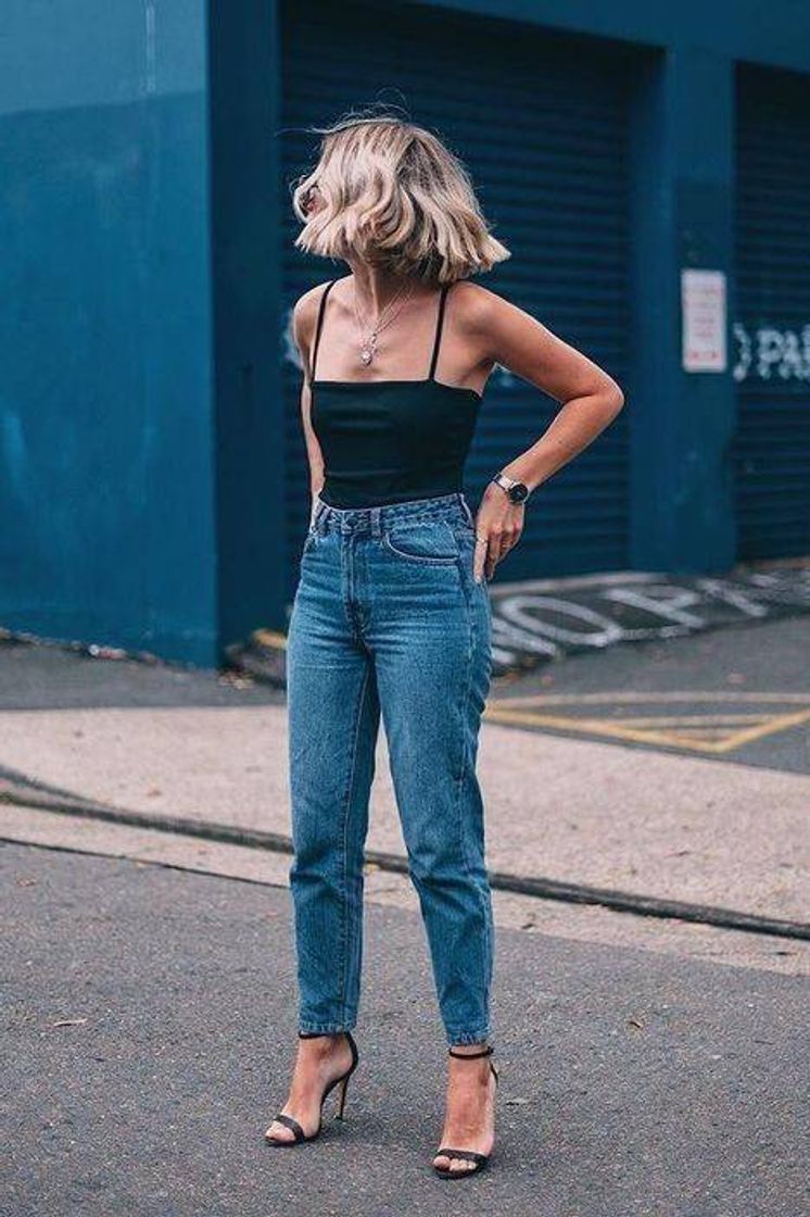 Moda Calça mom jeans