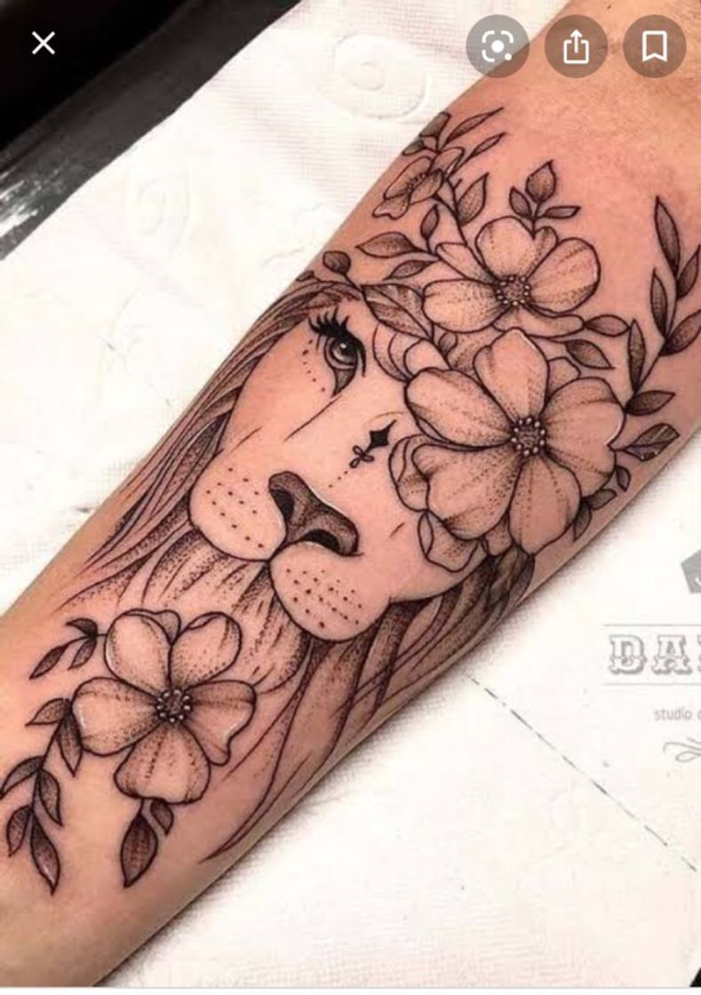 Fashion Tatuagem Leão 🦁 