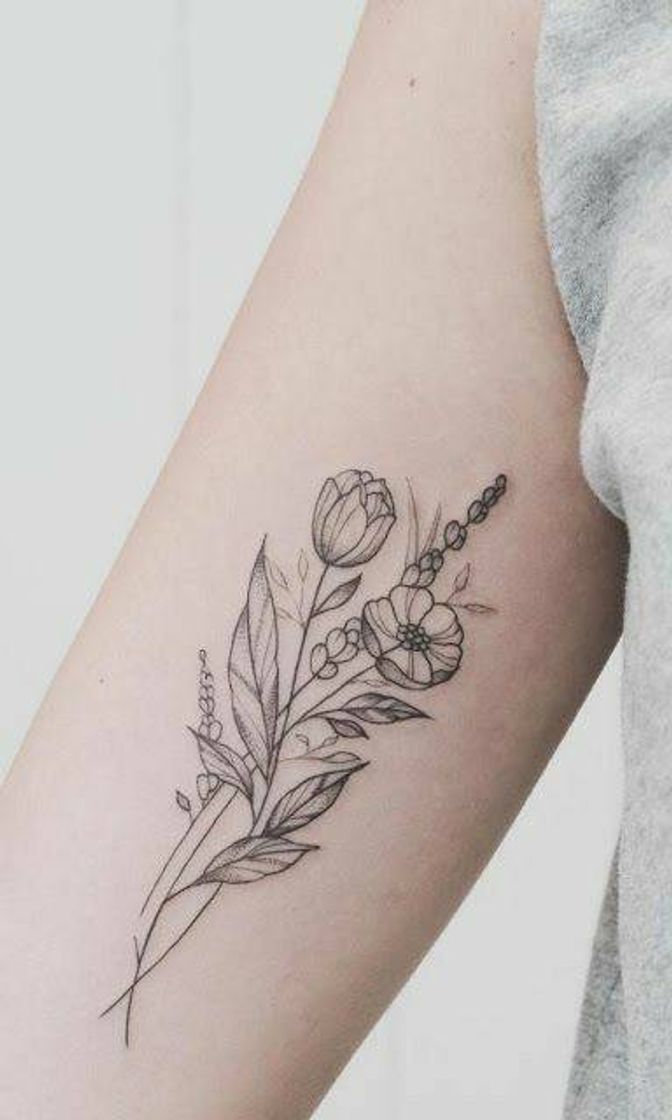 Fashion Tatoo de flores