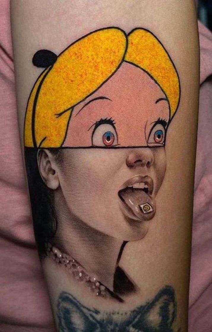 Fashion Tatuagem psicodélica 