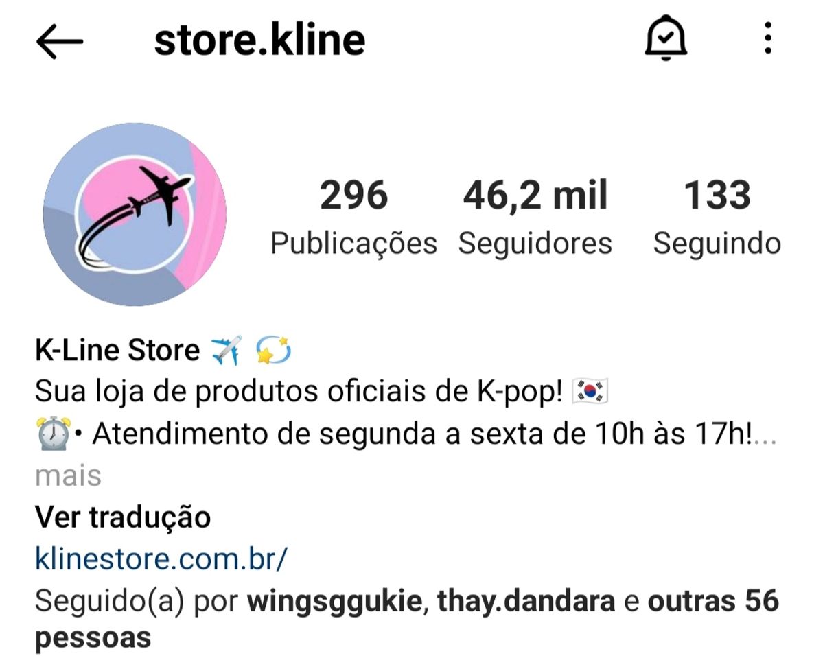 Social K-Line Store loja de produtos oficiais de k-pop