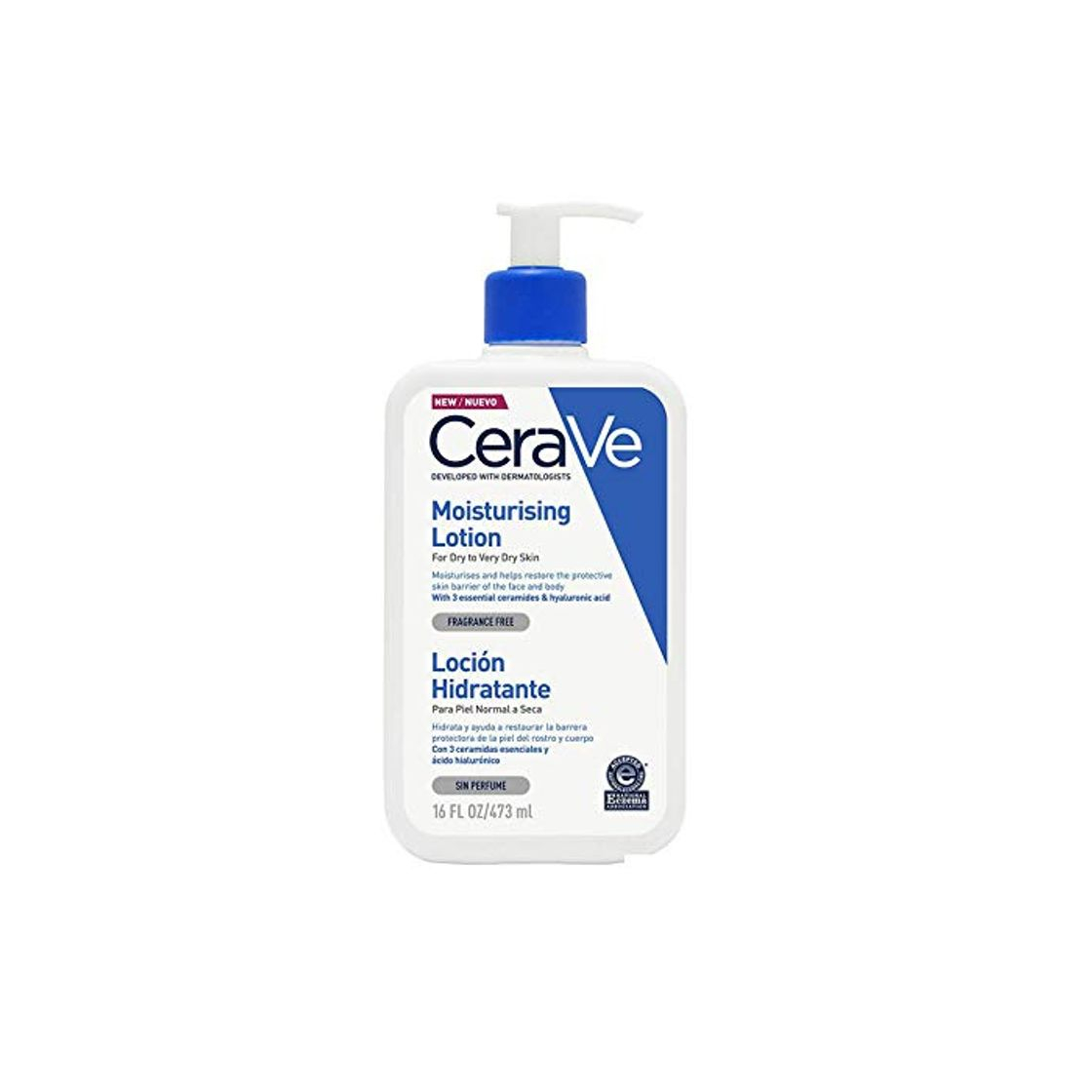 Social Cerave loción hidratante para pieles secas y muy secas
