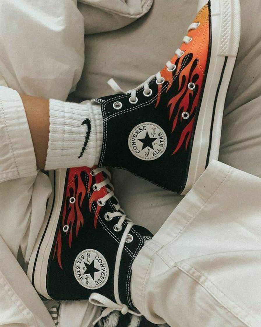 Fashion Converse Flame