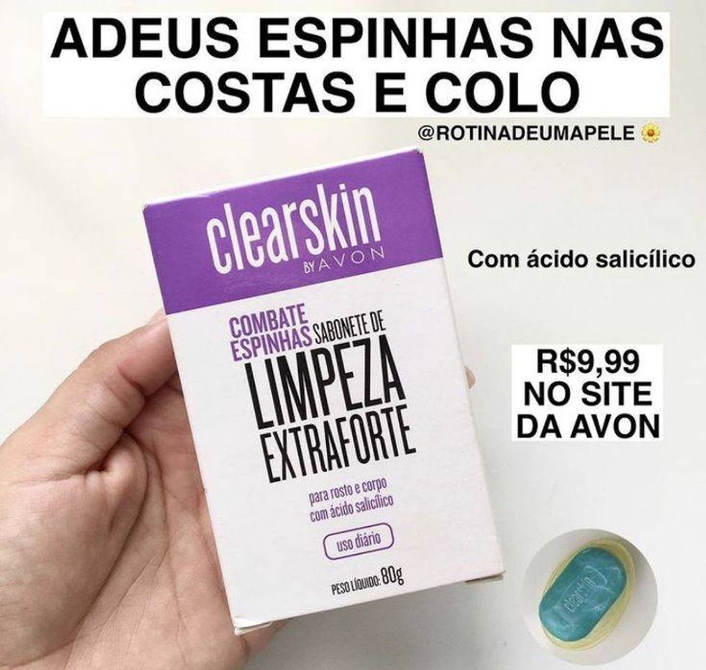 Social Sabonete para espinha