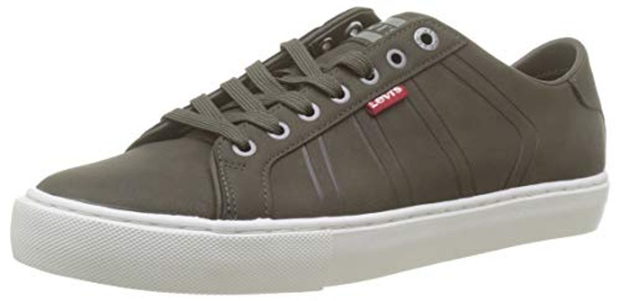 Fashion Levi's Woodward Sportswear, Zapatillas para Hombre, Verde