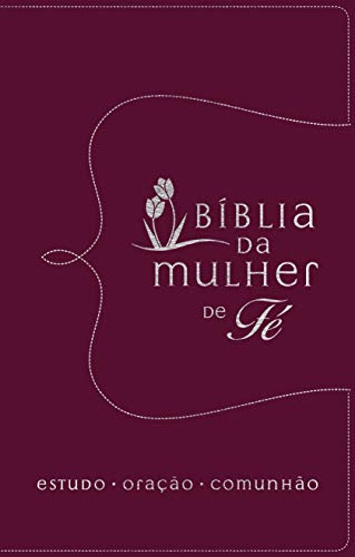 Libro Biblia da Mulher de Fe NVI Couro Soft Vermelho