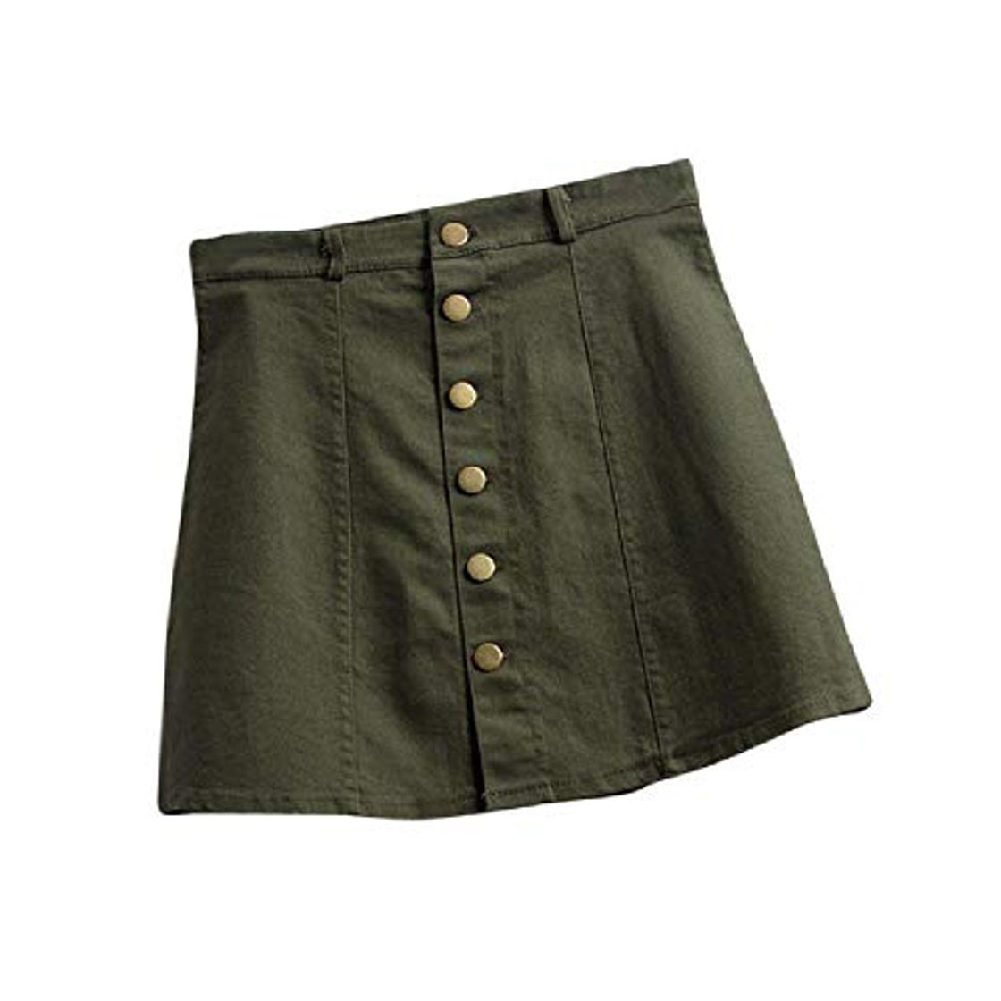 Social Falda de Mezclilla para Mujer de Verano Botón de Cintura Alta con Botones Kawaii Blanco Negro Faldas de Mezclilla Sexy Ropa de Mujer Mini Falda Corta Jeans