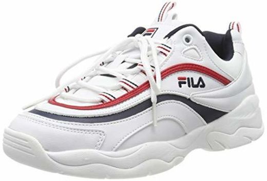 Fila Ray Low Wmn, Zapatillas para Mujer, Blanco