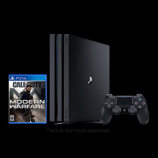 New Sony Playstation 4 Pro 1TB with Call of Duty Modern Warfare ...