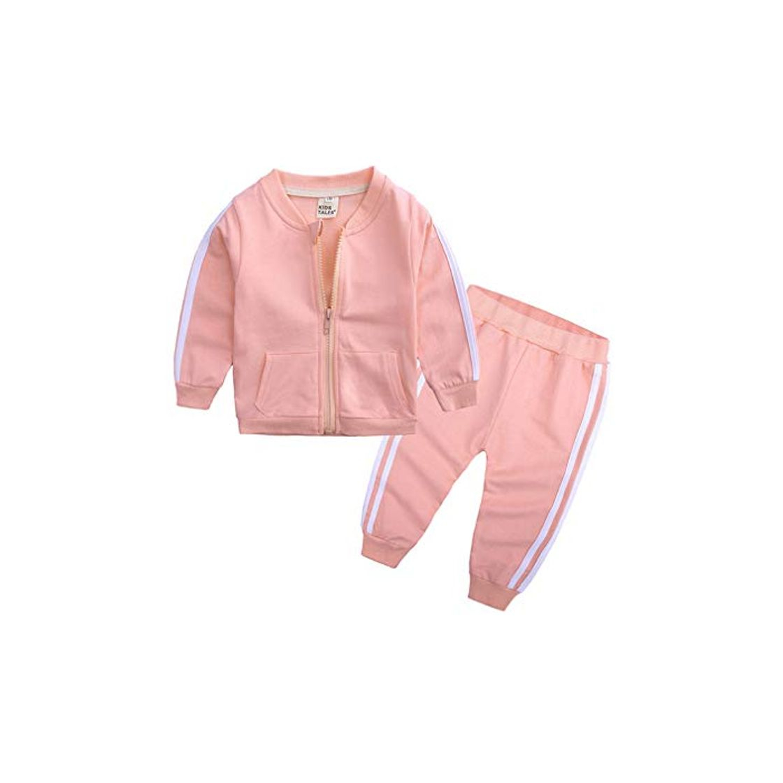 Moda junkai Moda Primavera Otoño Bebé Niños Niñas Deporte Conjunto Chaqueta