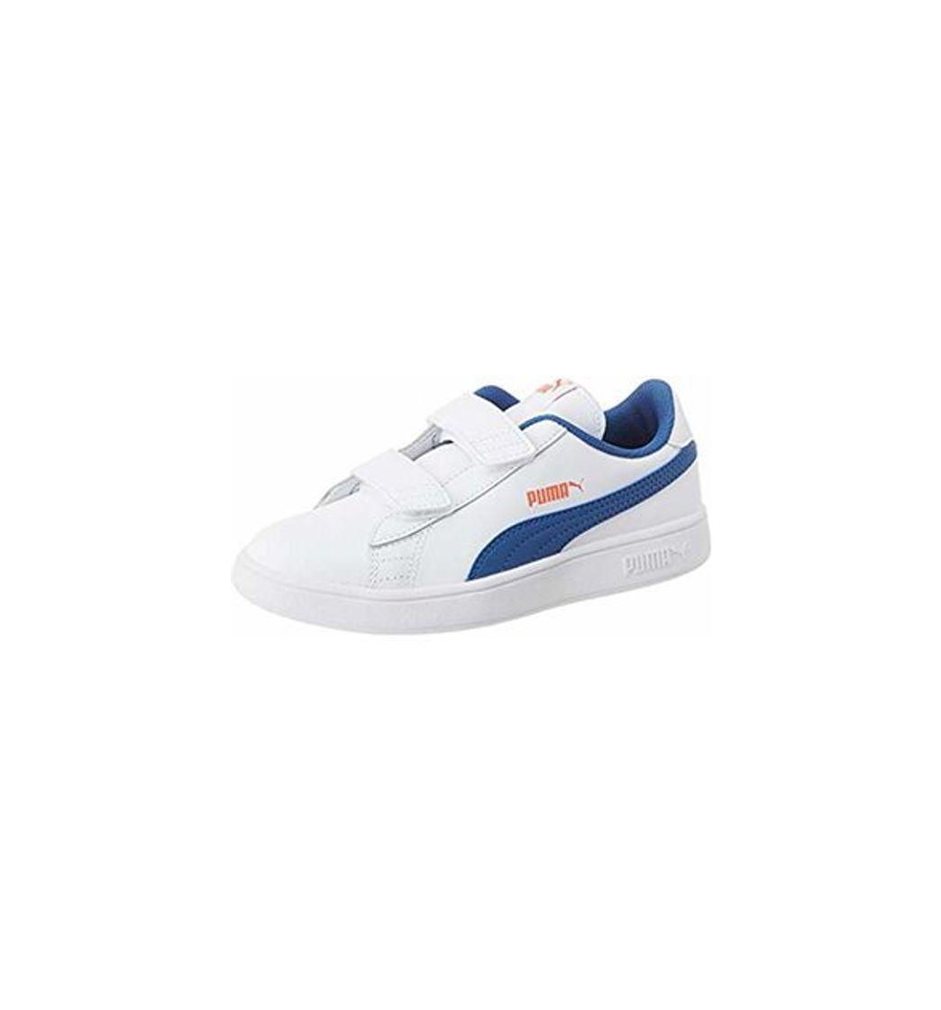 Moda PUMA Cabana Racer SL V INF, Zapatillas Unisex niños, Blanco White