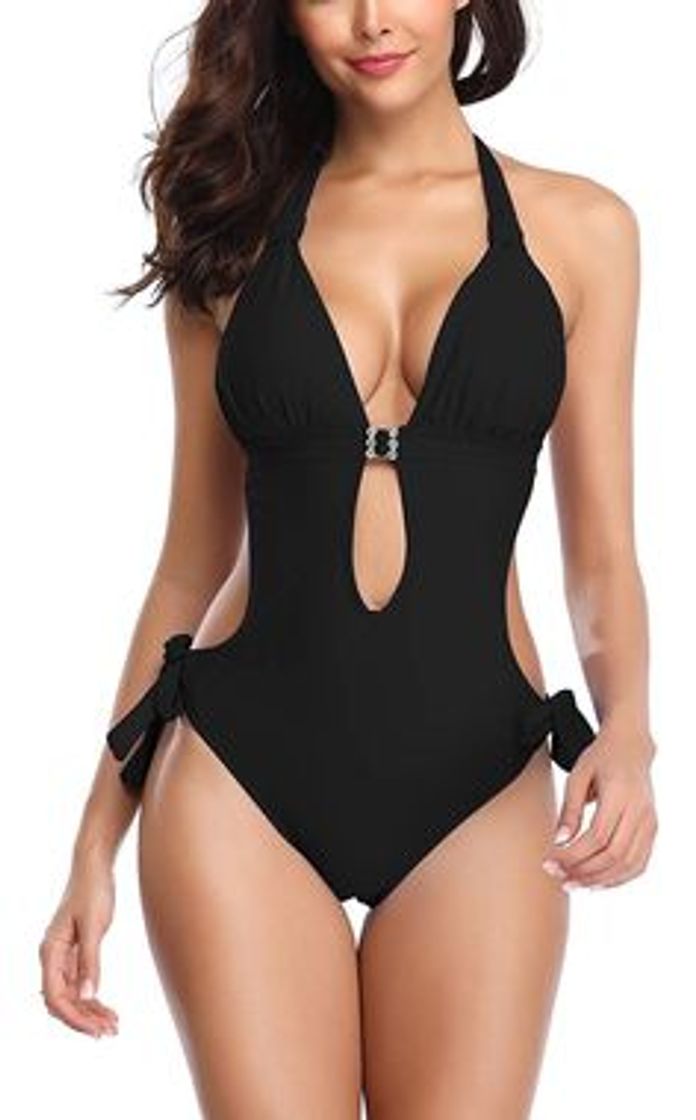 Producto Overdose Traje De BañO para Mujer con Relleno Push Up Estampado Moda Una Pieza Ropa De Playa Monokini BañAdor Deportivo Vintage Verano Tallas Grandes 5XL