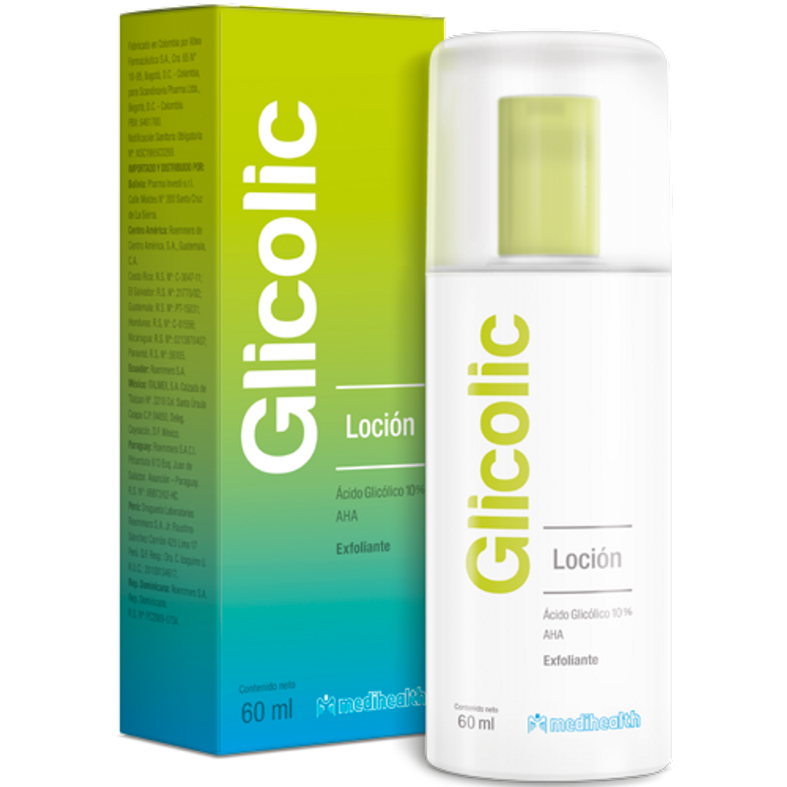 Moda Glicolic Loción - Hidratante, exfoliante.