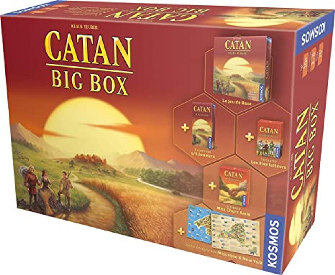 Producto Asmodee - Catan: Big Box, FICATBB01, juego familiar de mesa