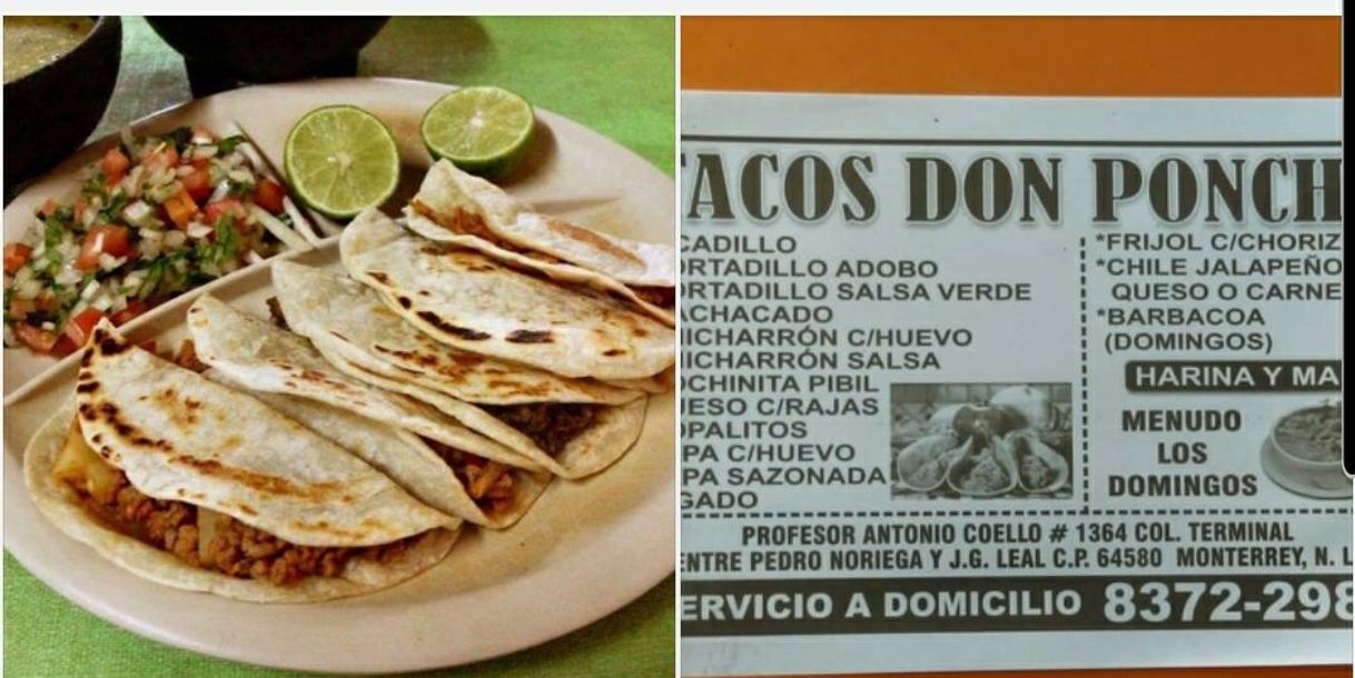 Restaurantes Tacos Don Poncho