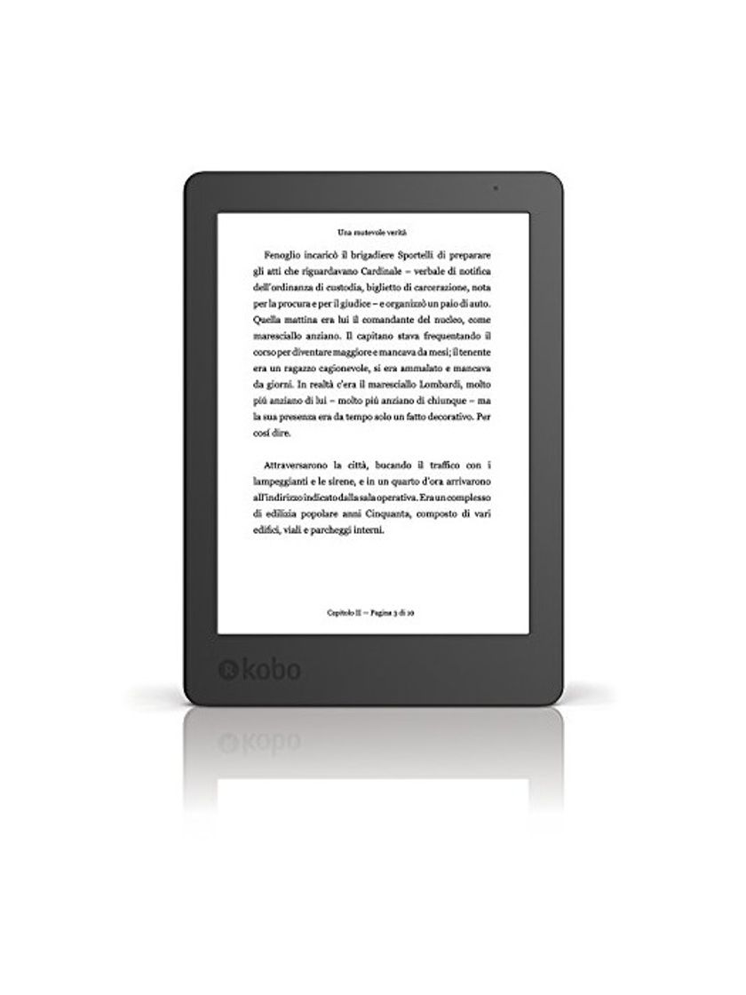 Electrónica Kobo Aura N236-KU-BK-K-EP - E-Reader de 6'', 2da Edicion