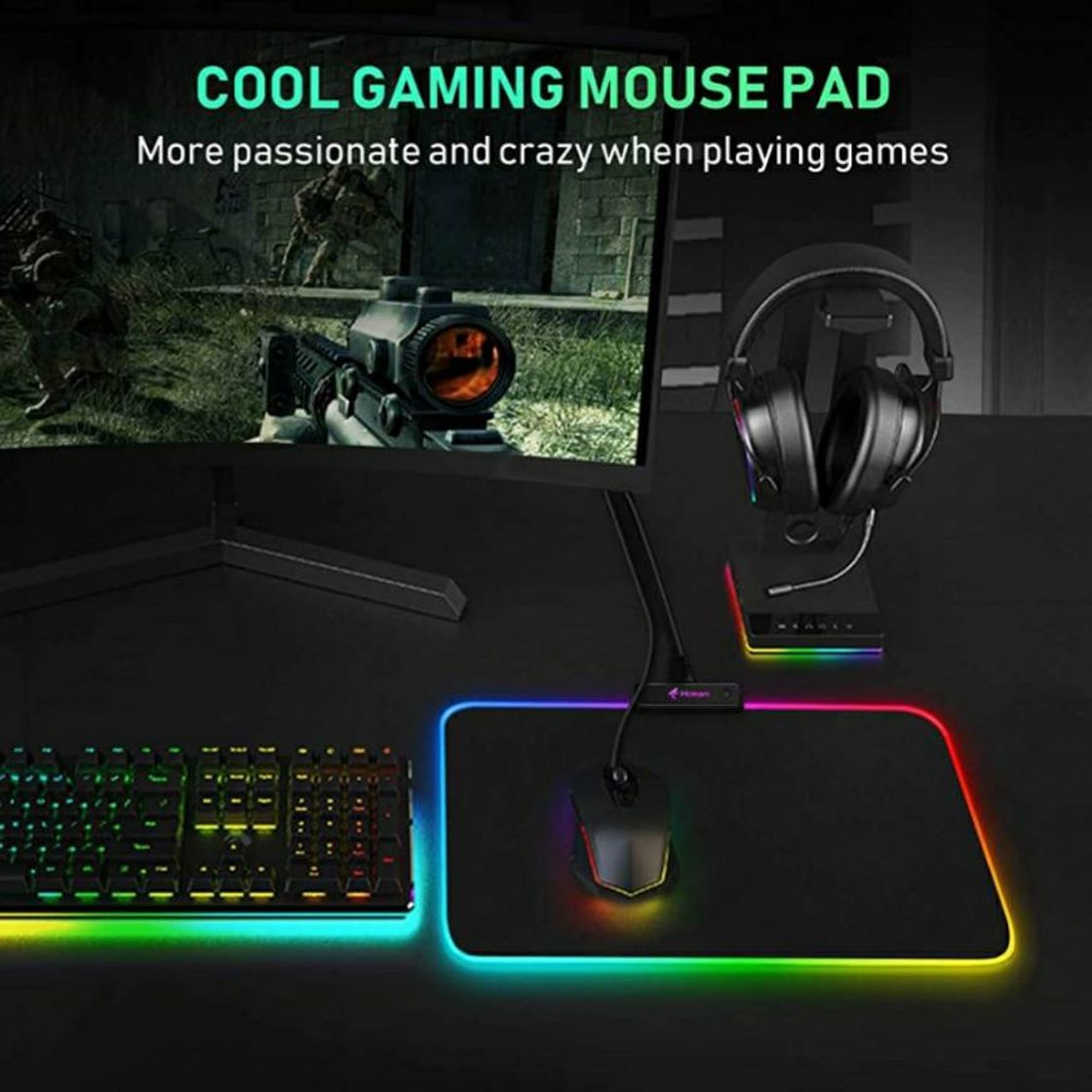 Product Mouse Pad Hcman LED