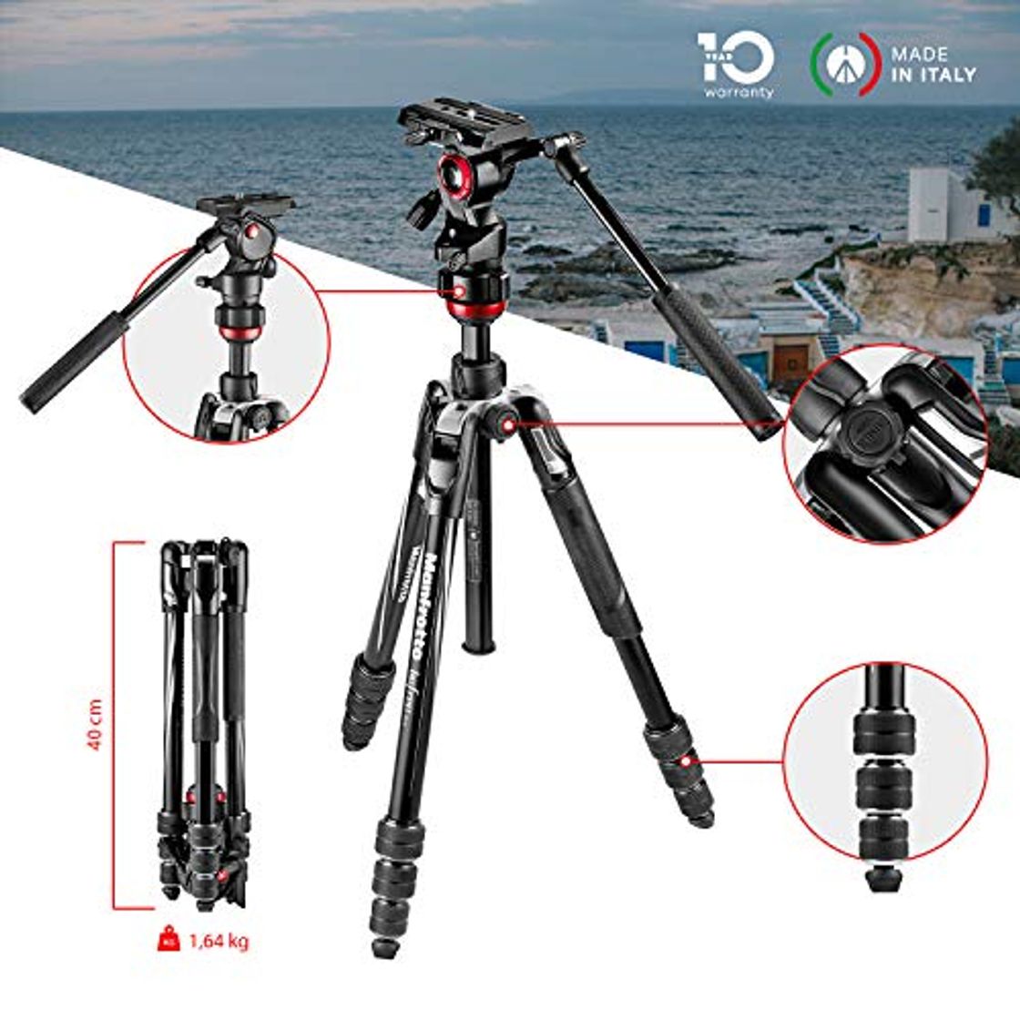 Electronic MANFROTTO BEFREE Live Twist con Rotula