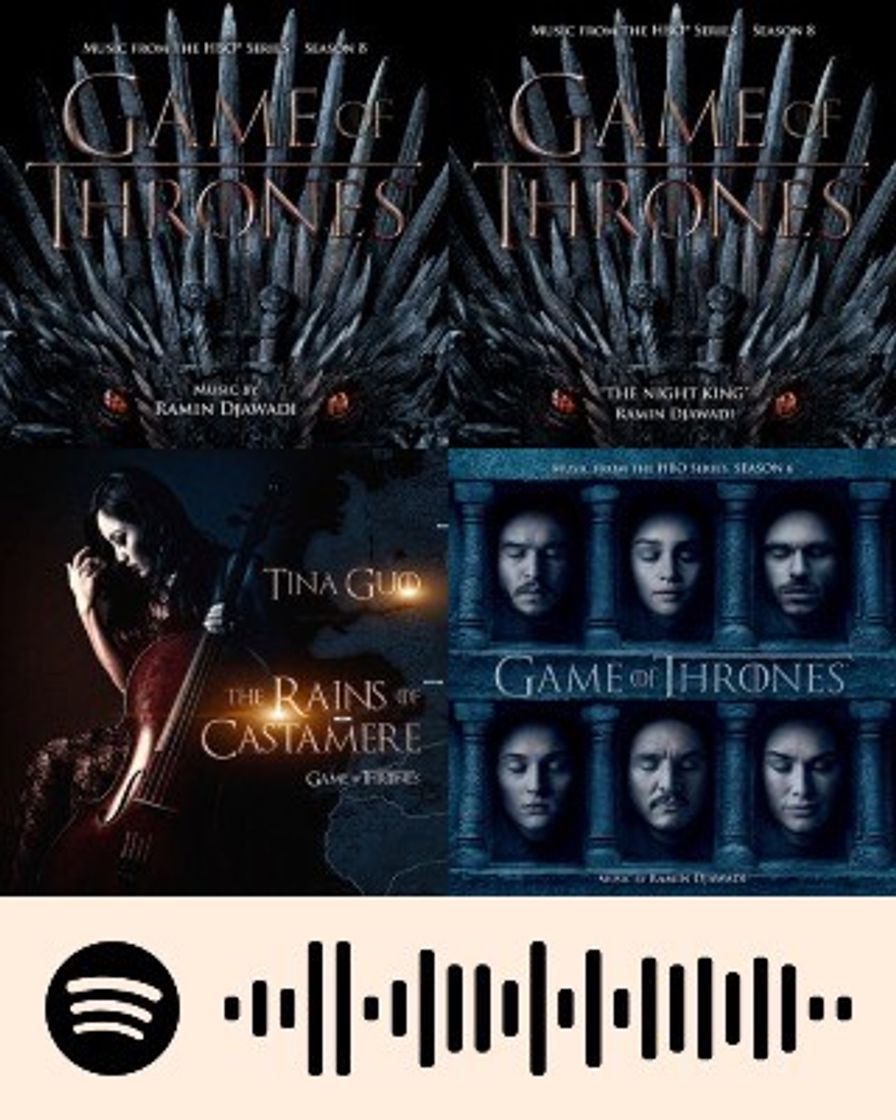 Fashion Soundtrack Game of Thrones