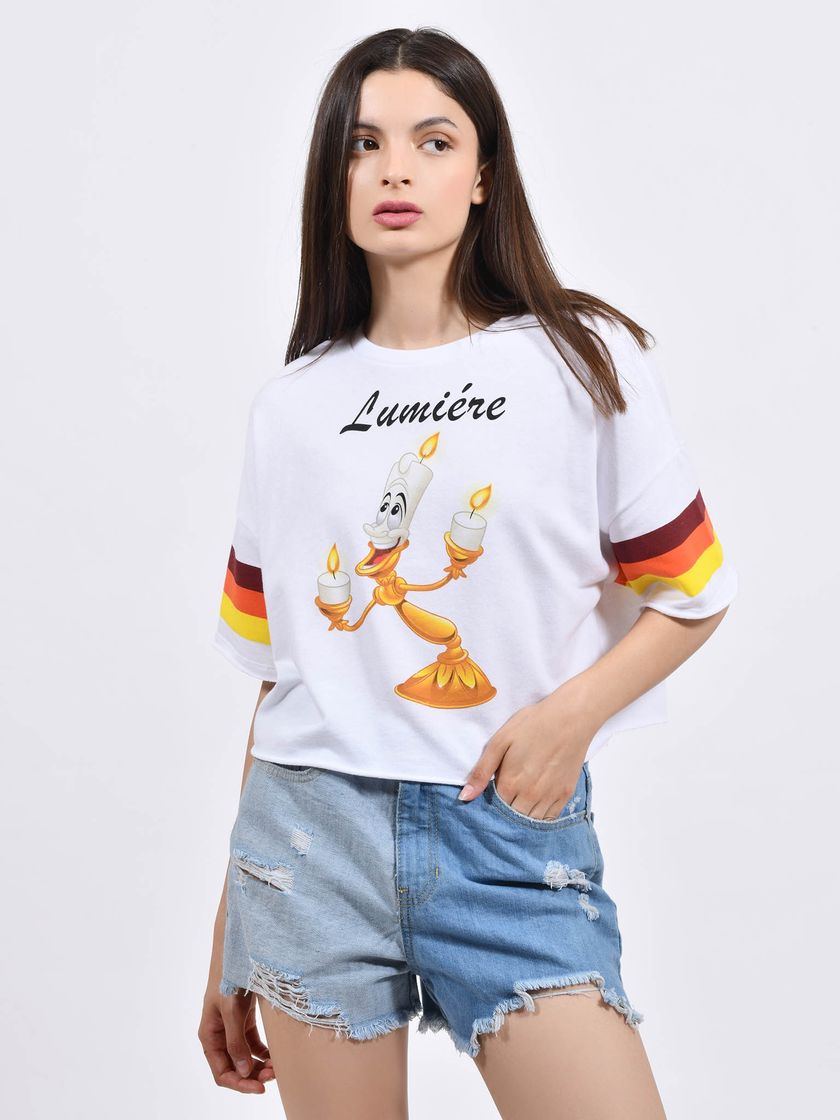 Fashion Playera cropped ‘Lumiére’