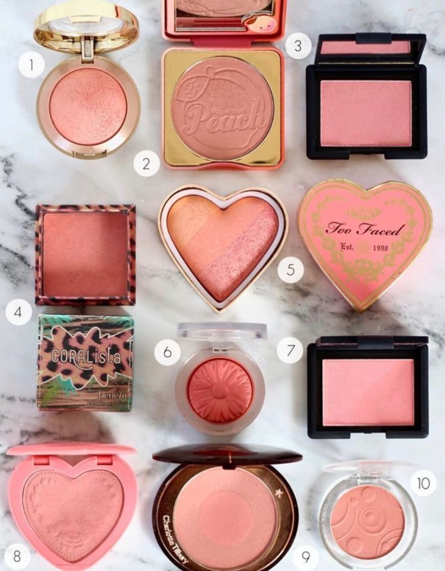 Moda Coral Peach Blushes 