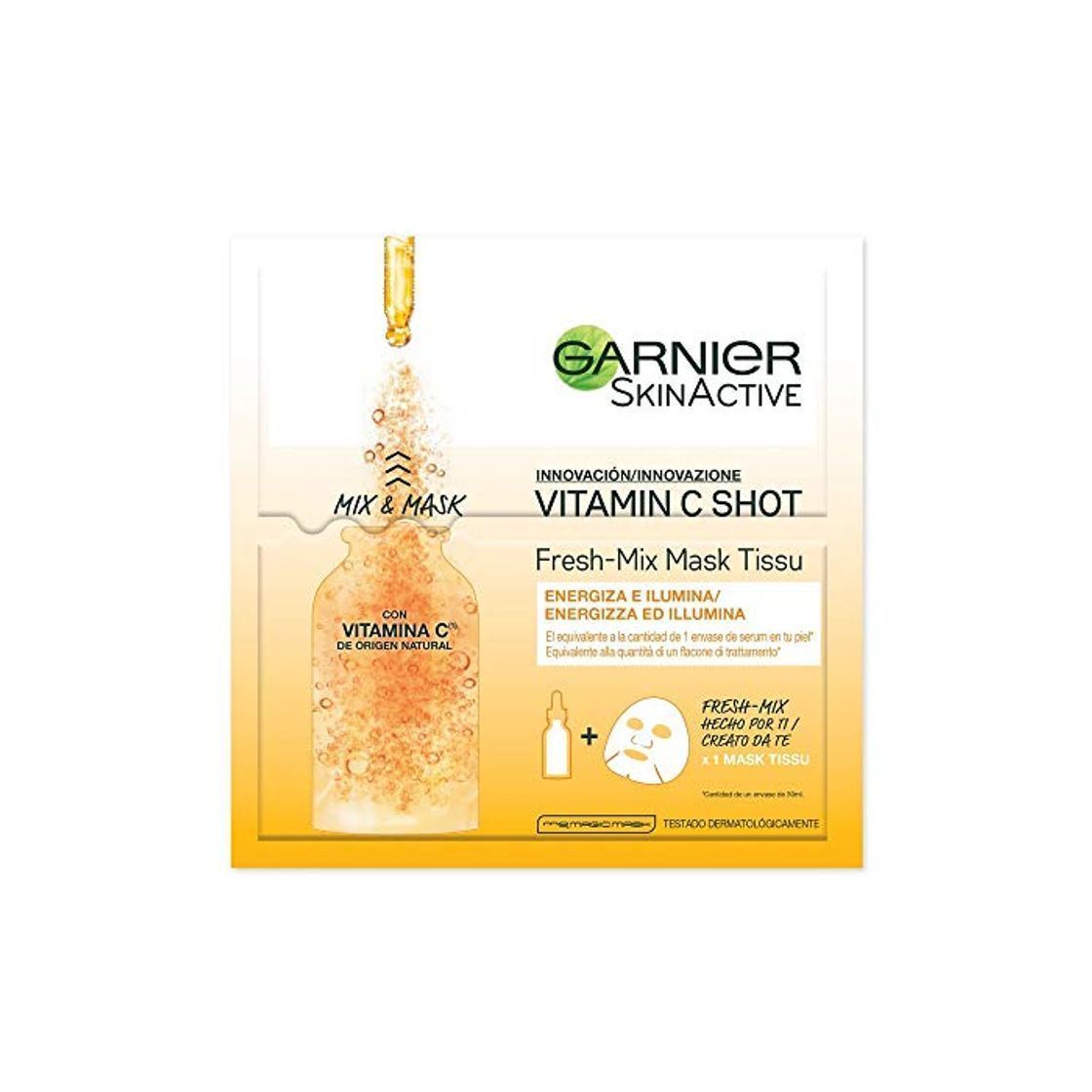 Social Garnier Skin Active Fresh Mix Mask Tissu