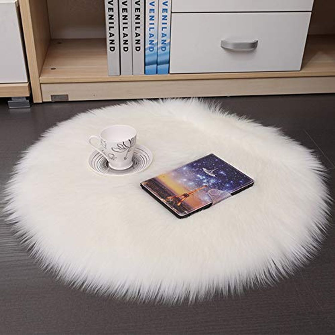 Social DQMEN Piel de Cordero Oveja/Sheepskin Rug Cordero, imitación mullida Alfombras imitación Piel